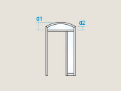 C5 Segmental arch with 2 dimensions
